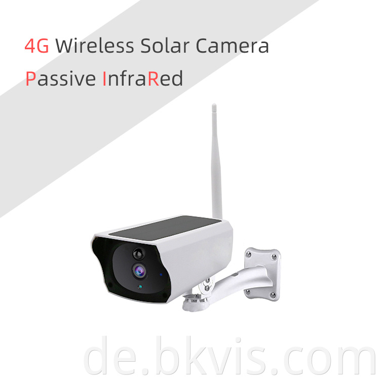 Nachtsicht Home Security IP -Kamera Wireless Überwachung Outdoor Solar Power Panel CCTV -Kamera mit 4G SIM -Karte